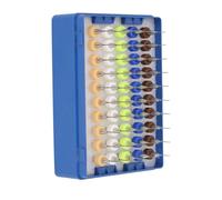 Cloimei Jeu de 50 micro-forets en carbure de haute précision pour PCB, gravure de circuits imprimés, réparation électronique, fabrication de bijoux, tailles incluses 0,5 mm, 0,6 mm
