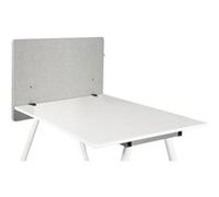 FLEXMIUT D SIDE | Cloison acoustique | 80 cm une unité - Cloison de table gris clair