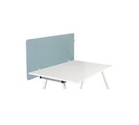 Cloison acoustique de bureau FLEXMIUT D1 120 cm bleu