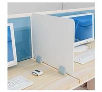 Cloison Acoustique de Bureau, Panneau de séparation en Fibre de Polyester, Blanc, différentes Tailles (30 x 60 cm), Bureau, Solution d'insonorisation pour espaces de Travail, séparation de b