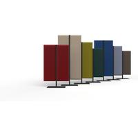 Cloison acoustique Moody H. 180 cm - Tissu Vert - Fixation Aluminium