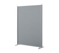 Cloison B-Zen acoustique pleine tissu H 160 x L 122 cm - gris