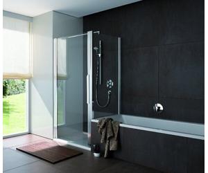 Cloison corail courte pour porte battante NPWA, NPFA, NP2W, NFTA myDay WNK 100 965-985x1750mm, VB03310017AP1, Cabines de douche: Cadre : Argent mat, Verre : ESG GlasPlus