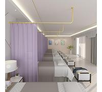Cloison de 2 mètres avec Longue Tringle, cloison Beau Salon, cloison de séparation pour Plus d'intimité, cloison Murale, idéale pour Le Salon de la Clinique Beau Salon, Couleur Violette.