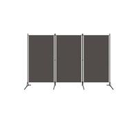 Cloison de séparation 3 panneaux Anthracite 260x180 cm