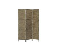 vidaXL Cloison de séparation 3 panneaux Brun 116x160 cm Jacinthe d'eau Brun G