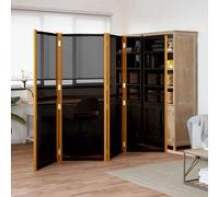 Cloison de Séparation 4 Panneaux Blanc Crème 280x180 cm Paravent Salon vidaXL