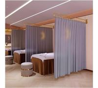 Cloison de séparation Beau Salon Room avec système de Rails de Support en U de 2,2 m, pour hôpital (Couleur : Violet, Taille : 230 cm/1 pièce)