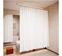 Cloison de séparation Beau Salon Room avec système de Rails de Support en U de 2,2 m, pour hôpital (Couleur : Blanc, Taille : 200 cm/1 pièce)