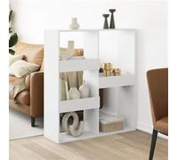 vidaXL Cloison de séparation bois d'ingénierie blanc 100x33x115 cm