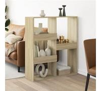 vidaXL Cloison de séparation chêne sonoma 100 x 33 x 115 cm bois ingénierie Marron