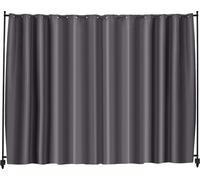 Cloison de séparation Cloison de séparation portable avec roulettes Écran d'intimité Gris