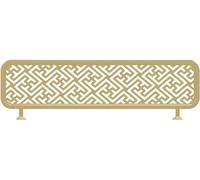 Cloison de séparation décorative en ferronnerie pour salle à manger - Paravent bas élégant pour restaurants et usage domestique, améliore l'espace avec un design élégant, 30 cm de hauteur