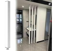 Cloison de séparation élégante du sol au plafond - Cloison polyvalente à lattes en bois pour hôtels, bars, studios et appartements - Réglable - Décoration d'intérieur de 6 à 3 m de haut