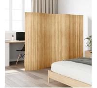 Cloison de séparation en bambou - vidaXL - 250x165 cm - Naturel - Opaque - Enroulable - Flexible - Bande de bambou 17 mm