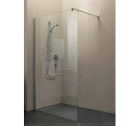 Cloison de séparation en corail avec élément suspendu myDay WWP gauche 120 1185-1205x2000mm, VB00912020AP1, Cabines de douche: Cadre : Argent mat, Verre : ESG GlasPlus