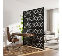 Cloison de séparation Kilsturd acier 180 x 120 x 40 cm noir