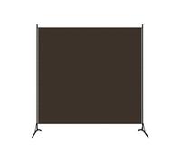 Cloison de séparation marron 175x180 cm tissu Marron G