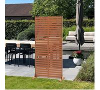 Cloison de séparation Nodepp acier corten 180 x 90 x 40 cm rouille