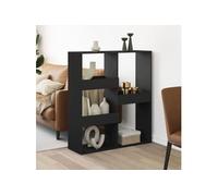 Cloison de séparation noir 100x33x115 cm bois ingénierie Noir G