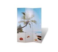 Cloison de séparation pliable 120 x 170 cm Plage