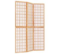 Cloison De Séparation Pliable 3 Panneaux 120x170 cm Bois De Sapin | Paravent shoji, papier de riz translucide, bois sapin massif, design pliable, manuel de montage inclus