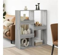 vidaXL Cloison de séparation Sonoma gris – 100x33x115 cm, bois d'ingénierie