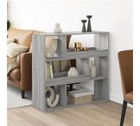 vidaXL Cloison de séparation sonoma gris bois d'ingénierie