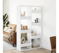 vidaXL Cloison de séparation blanc 100x33x175 cm bois d'ingénierie