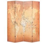 VidaXL Cloison Séparation Carte du Monde