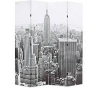 VidaXL Cloison New York Noir et Blanc