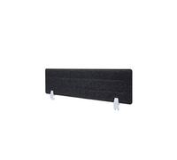 Cloison de table HWC-G76 tissu avec gaufrage 100x30cm noir