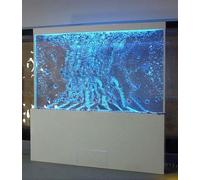 Cloison moderne Murs d'eau LED Mur d'eau éclairé Colonnes 240x150cm