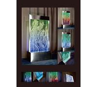 Cloison moderne murs d'eau mur d'eau colonne Led Cloisons 80x160 murs nouveau