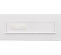 Cloison perforée 794 W blanche - Acier inoxydable avec étiquette gravée