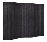 Cloison Séparation Bambou Gris Largeur 250 cm Hauteur 165 cm | Écran d'intimité opaque,diviseur de pièce,paravent enroulable,style naturel,chambre à coucher,dressing privé