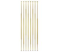 Cloisons et paravents du sol au plafond, Paravent autoportant du sol au plafond, hauteur réglable, or, 100-300cm, paquet de 5 ou 8(5pcs-a,250cm/98in/8.2ft)