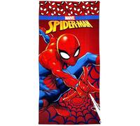 Clondo Drap de Plage pour Enfants - Pour les Fans de Spiderman - Microfibre Douce en Polyester - Serviette de Plage Piscine, Couleurs Vives, Idée Cadeau d'été, Gadget Officiel