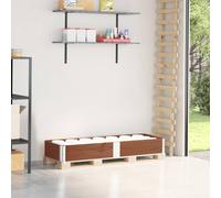 CLORIS Rehausse de palette Marron 150x50 cm Pin massif - Coffres de jardin 4010296
