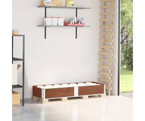 CLORIS Rehausse de palette Marron 150x50 cm Pin massif - Coffres de jardin 4010296