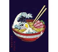 Close Up Impression d'art Great Wave Ramen Bowl (30cm x 40cm)
