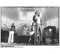 Close Up Led Zeppelin Poster Earls Court Mai 1975 84,1 x 59,4 cm + emballage cadeau blanc Prêt à offrir.