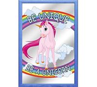 Close Up Miroir Mural Licorne BE Unique BE A Unicorn