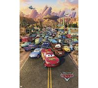 Close Up Poster Disney Cars (61cm x 91,5cm) + 1 Powerstrips®, tesa adhésifs Double face-20pcs