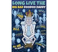 Close Up Poster Rick and Morty - Long Live The Big Bad Doodoo Daddy (61cm x 91,5cm) + Un Poster Surprise en Cadeau!
