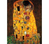 Close Up Reproduction Le Baiser Gustav Klimt (40cm x 50cm) + Un Poster Surprise en Cadeau!