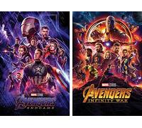 Close Up Set de 2 Posters Marvel Avengers - Infinity War & Endgame (61cm x 91,5cm)