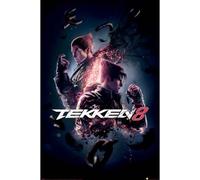 Close Up Tekken Lot de 8 posters Key Art - Kazuya Mishima x Jin Kazama - Décoration murale pour joueurs et fans - Poster de jeu vidéo de qualité supérieure - 61 x 91,5 cm