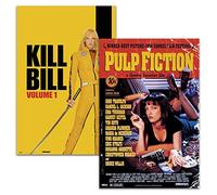 Close Up Uma Thurman Lot de 2 posters Kill Bill Vol.1 et Pulp Fiction 61 x 91,5 cm + Poster U