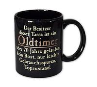 Close Up Z871455 Oldtimer Tasse 70 ans Noir - version allemande